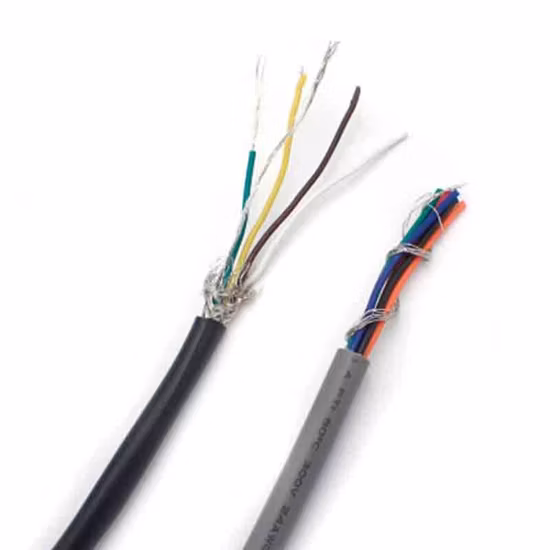 UL20276 Multi Conductor Braided and Flexible Electrical Cable Bare Copper 3 Core 4 Core 5 Core Shield Control Cable