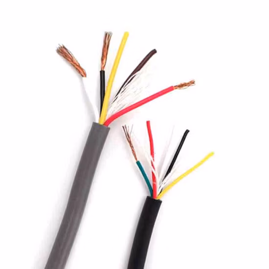 UL20276 Multi Conductor Braided and Flexible Electrical Cable Bare Copper 3 Core 4 Core 5 Core Shield Control Cable