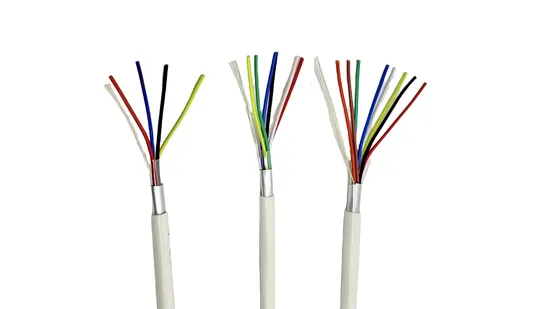 Rvvp Wire Shielded 6 Cores Bare Copper 7X0.2mm Stranded for Alarm Systrm