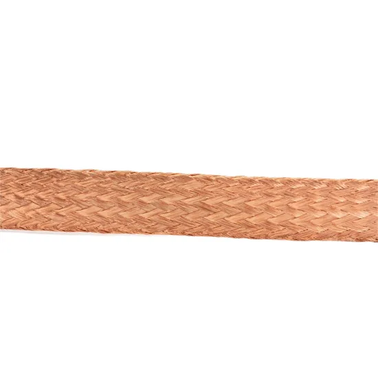 Js Meitong Flat Flexible Bare Braided Copper Wire