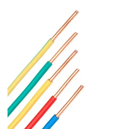 Bare Copper PVC Insulated Single Core Wire BV Cable & Wire