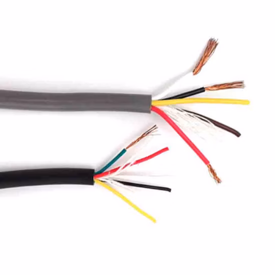 UL20276 Multi Conductor Braided and Flexible Electrical Cable Bare Copper 3 Core 4 Core 5 Core Shield Control Cable