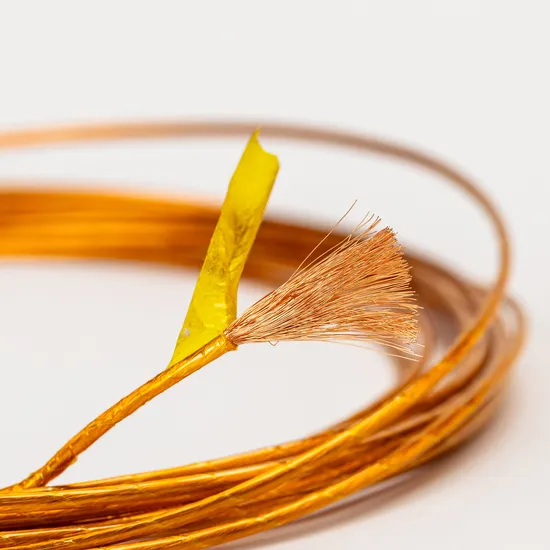 Round /Rectangle Stranded Wire Bare Copper Litz Wire 