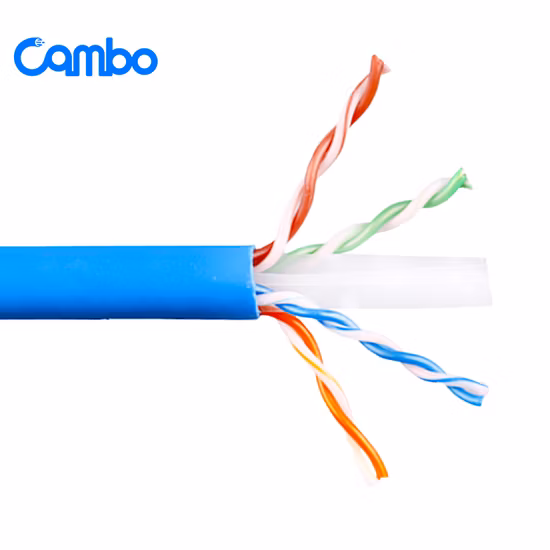 4 Pair 23AWG UTP Solid Bare Copper Internet LAN Network Communication Cables Ethernet CAT6 Cable Electric Wire