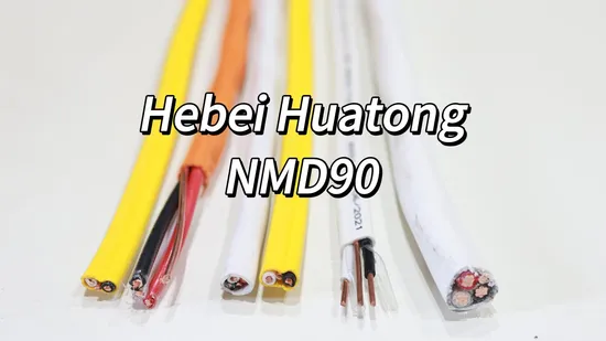 Nmd90 14/2 12/2 8/3 6/3 Cooper Conductors 300V Building Electrical Wire Solid or Stranded Bare Copper 