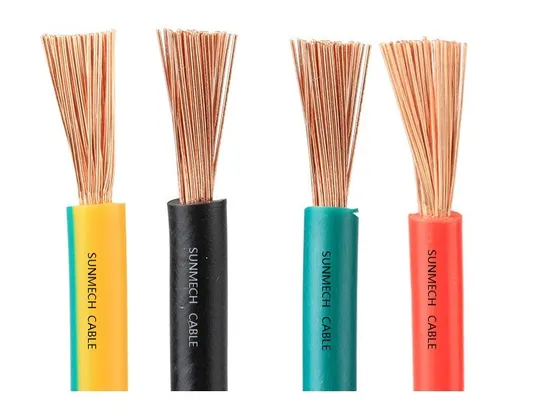 Electrical Cable Single Round PVC Cable Solid or Stranded Bare Copper Electric Wire 